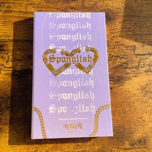 Alamar Cosmetics Spanglish Eyeshadow Palette - Purple and Gold